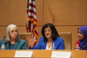 Jayapal tells murder victims’ parents Congress has other things to do