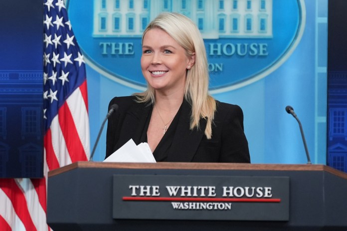 WATCH LIVE: Karoline Leavitt holds press briefing after maternity leave