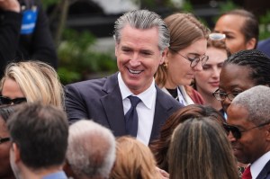 Newsom kicks off swing-state road trip as polls show support dipping