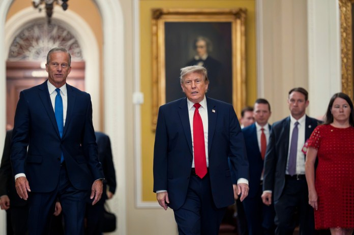Trump and Thune look for reset at Mount Rushmore Trump and Thune look for reset at Mount Rushmore