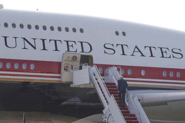 Trump sends Air Force One to UK so US service members can tour the plane