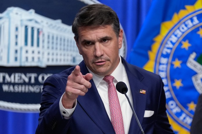 Acting Attorney General Todd Blanche.