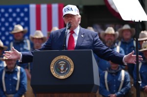 Trump gifts Theodore Roosevelt’s Medal of Honor to presidential library