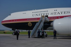 Trump Air Force One switch a ‘misdirection’: White House spokesman