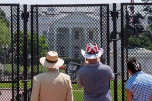 White House considers plan to build permanent fencing around Lafayette Park