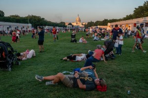 Trump praises DC crowds and downplays heat wave: ‘Isn’t as bad as predicted’