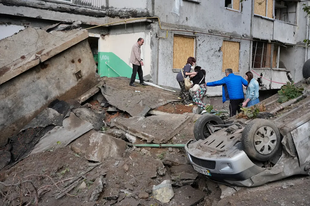 Russian missile and drone attack on Ukraine’s capital kills at least 12