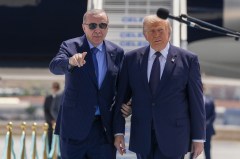 Trump signals disappointment with NATO while touting relationship with Turkey