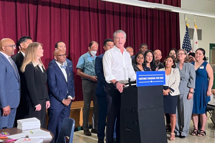 Newsom defends backing socialist candidates, calling party divides ‘healthy’ Newsom defends backing socialist candidates, calling party divides ‘healthy’
