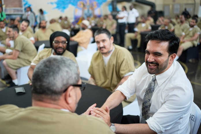 Mamdani watches World Cup with inmates at Rikers Island
