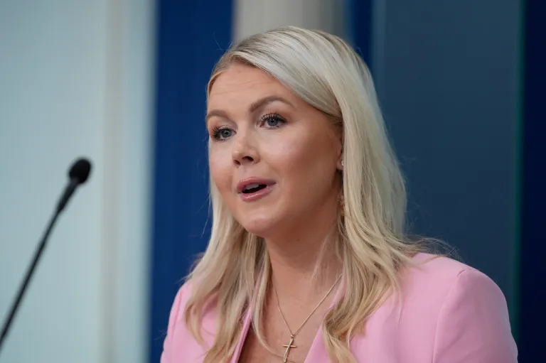 White House press secretary Karoline Leavitt.