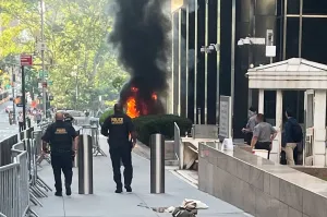 Former soldier charged with arson in Manhattan ICE facility firebombing