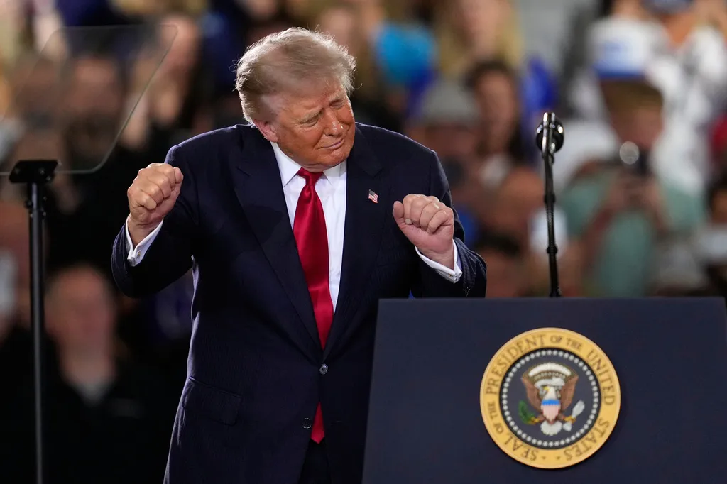 Trump says US ‘may’ have new president in 2029 and likens Iran war to ‘playing a banjo’