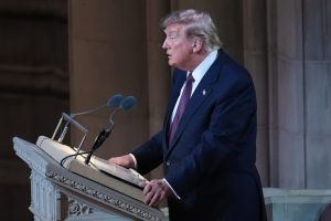 Trump pays tribute to ‘respected statesman’ Lindsey Graham: ‘He felt in his bones that our destiny is to win’