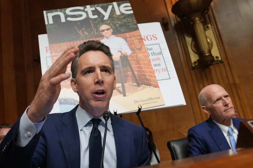 Hawley tears into Fauci for speaking to lifestyle magazines but not Congress