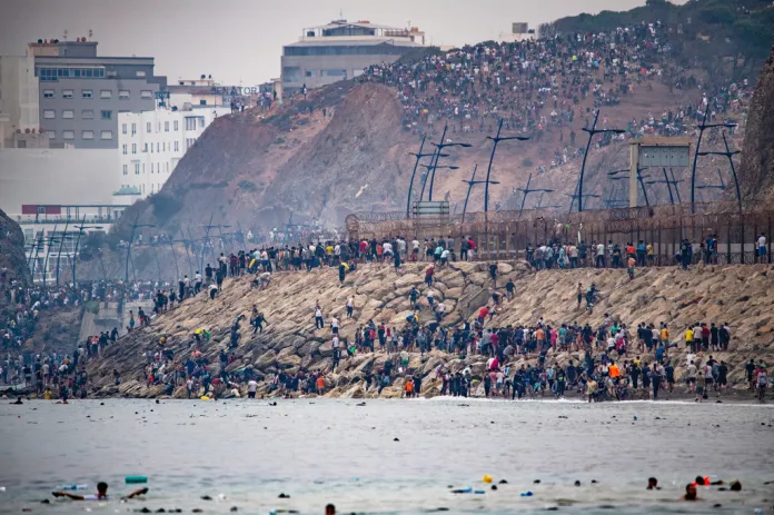 Migrants in Ceuta
