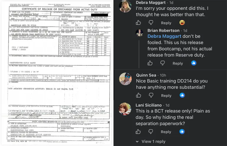military papers and comments