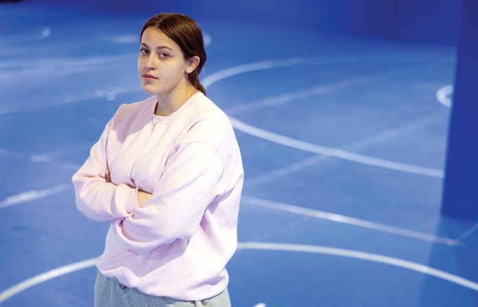 Kallie Keeler, who says she was sexually assaulted during a high school wrestling match by her opponent, whom she later learned is a biological male. (Alliance Defending Freedom)