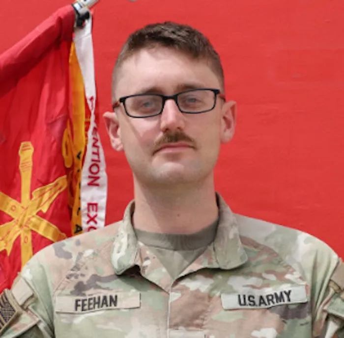 1st Lt. Tyler James Feehan, 25, 2nd Battalion, 55th Air Defense Artillery Regiment, 32nd Army Air and Missile Defense Command, was killed in action July 18 during an enemy attack at Muwaffaq Salti Air Base, Jordan.