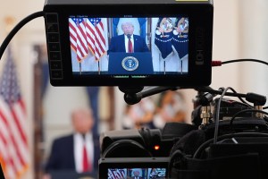 White House teleprompter staffer put on unpaid administrative leave over insider trading scandal