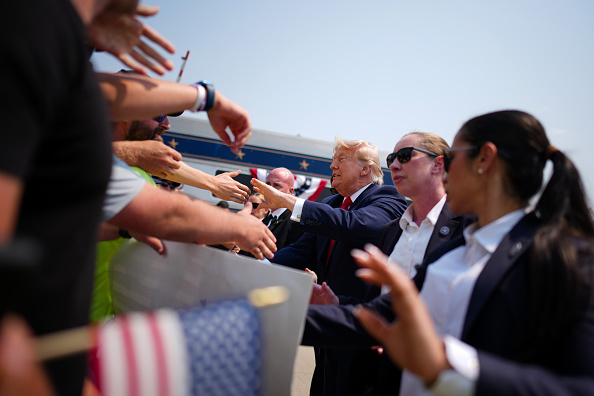 President Trump Visits North Dakota For Theodore Roosevelt Presidential Library Opening Ceremony