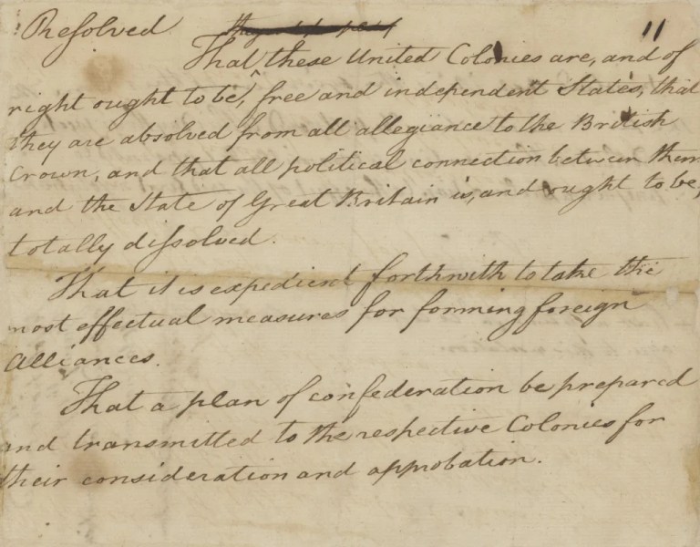 "The fate of unborn Millions will now depend, under God, on the Courage and Conduct of this army—Our cruel and unrelenting Enemy leaves us no choice but a brave resistance, or the most abject submission; this is all we can expect—We have therefore to resolve to conquer or die: Our own Country’s Honor, all call upon us for a vigorous and manly exertion, and if we now shamefully fail, we shall become infamous to the whole world." -Gen. George Washington's General Orders July 2, 1776 (photo courtesy of Mount Vernon)