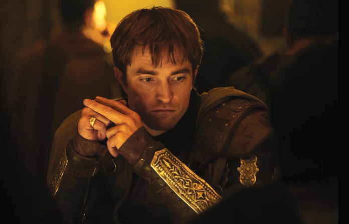 Robert Pattinson in "The Odyssey." (Melinda Sue Gordon / Universal Pictures / Everett Collection)
