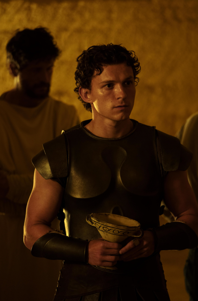 Tom Holland in "The Odyssey." (Melinda Sue Gordon/Universal Pic/Melinda via IMDB)