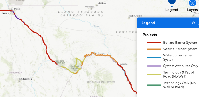 Screenshot: U.S. Customs and Border Protection