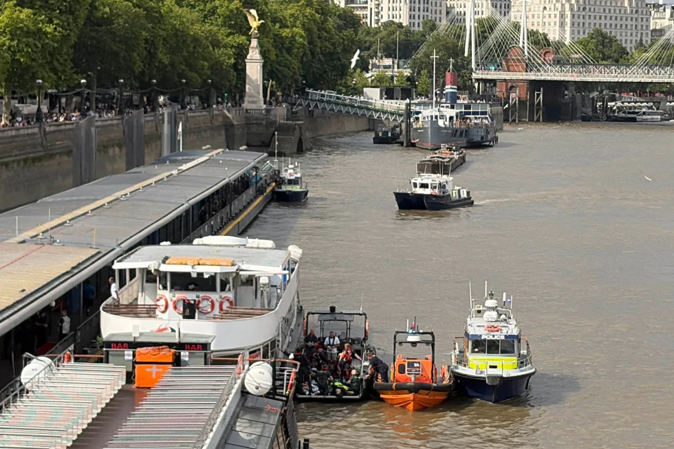 Injuries reported in crash involving police vessel near Westminster Bridge in London