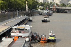 Injuries reported in crash involving police vessel near Westminster Bridge in London