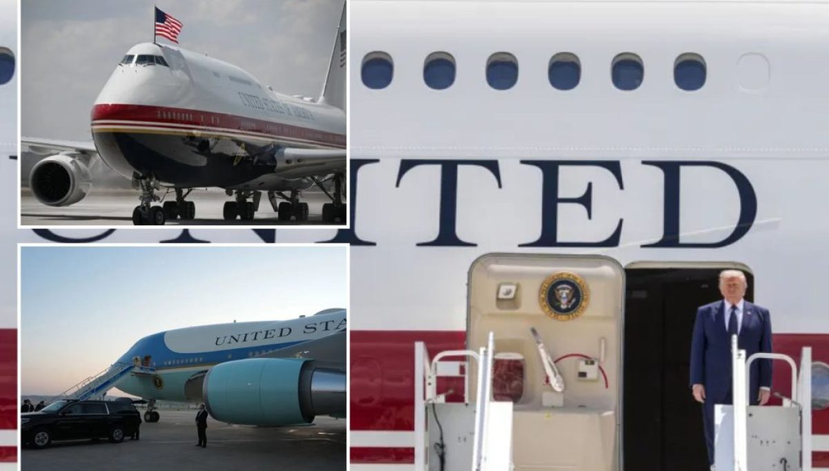Donald Trump sparks intrigue by ditching new Qatari jet for old Air Force One