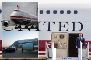 Donald Trump sparks intrigue by ditching new Qatari jet for old Air Force One