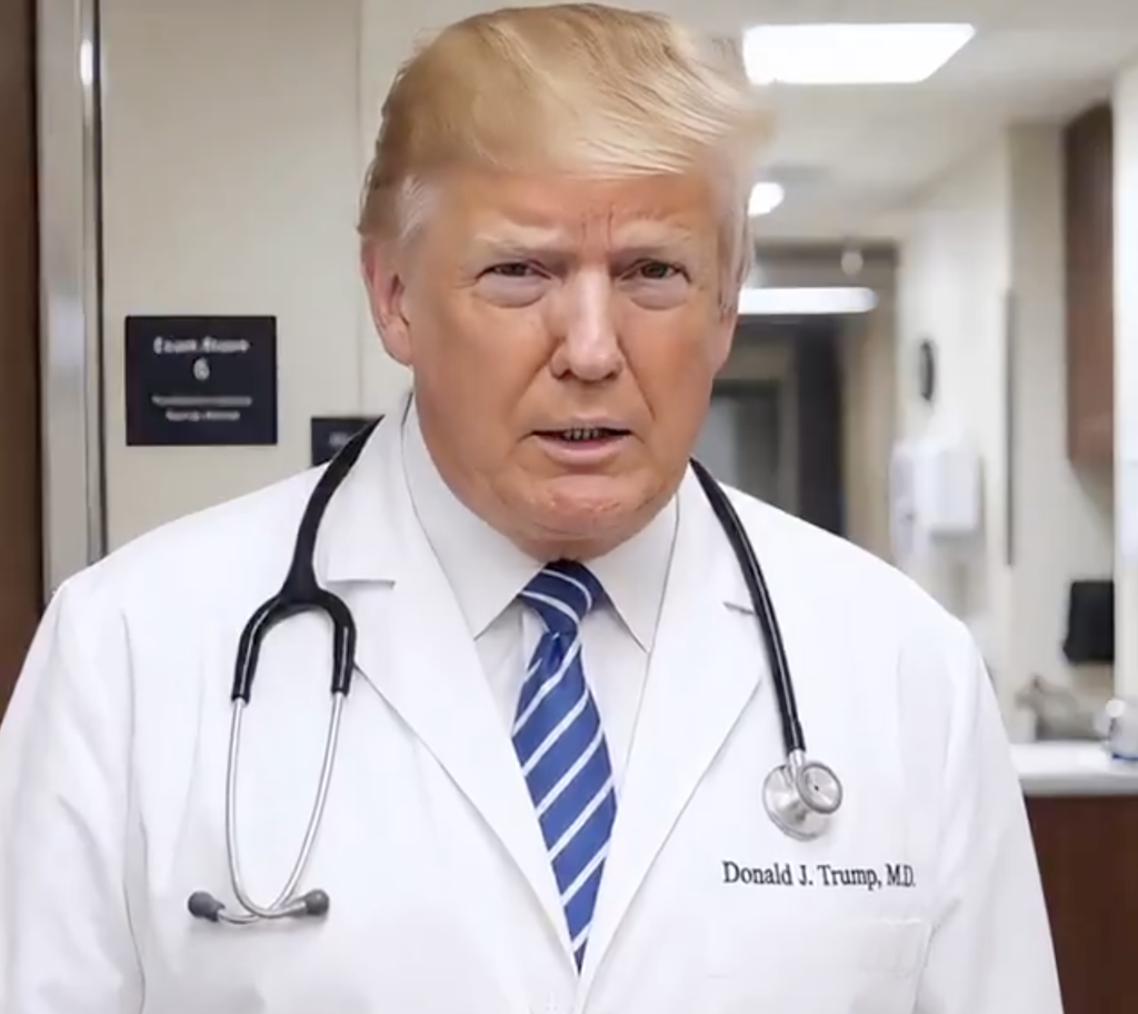 ‘Dr. Trump’ cures ‘TDS’ in AI video