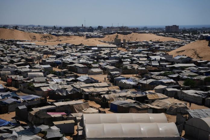 A camp in Gaza.