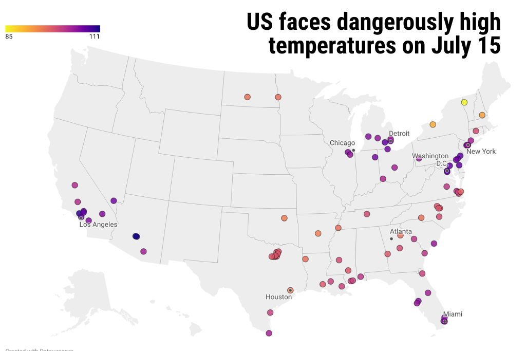 US braces for another heat wave with temperatures hotter than 100 degrees expected
