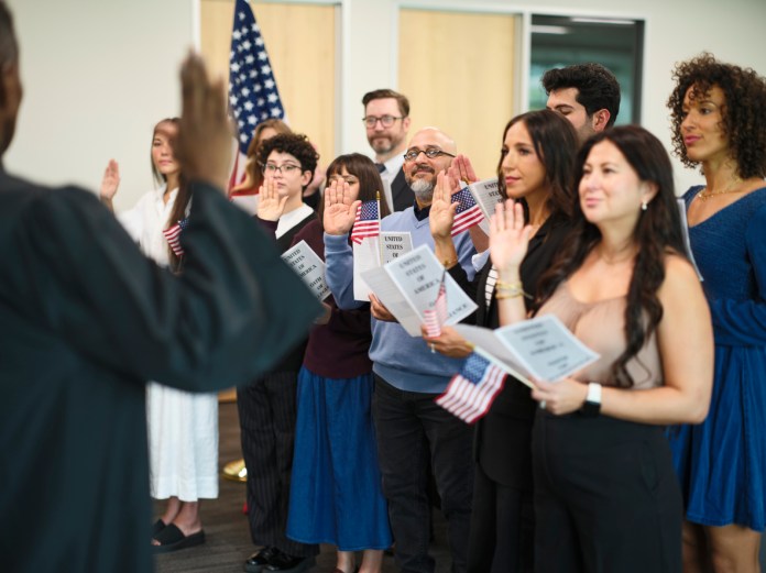 Naturalization ceremony US citizenship immigration