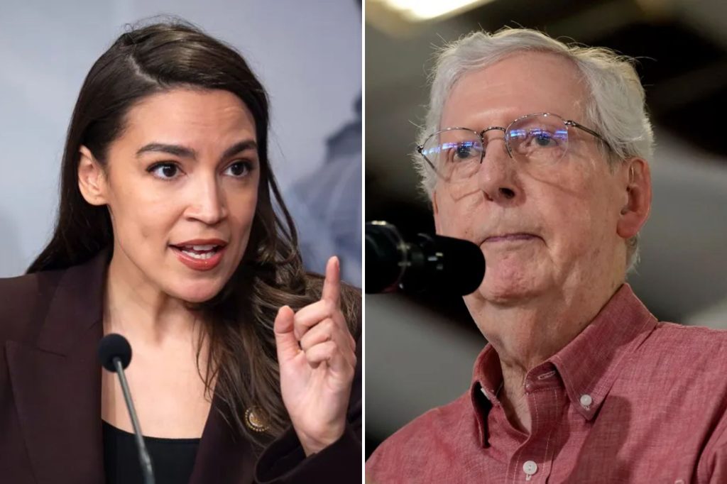 AOC says Mitch McConnell should resign if he cannot provide health update