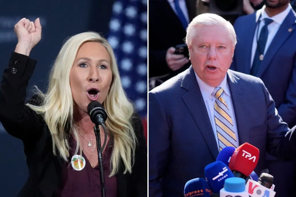 Marjorie Taylor Greene eulogizes Lindsey Graham as a ‘murderer’