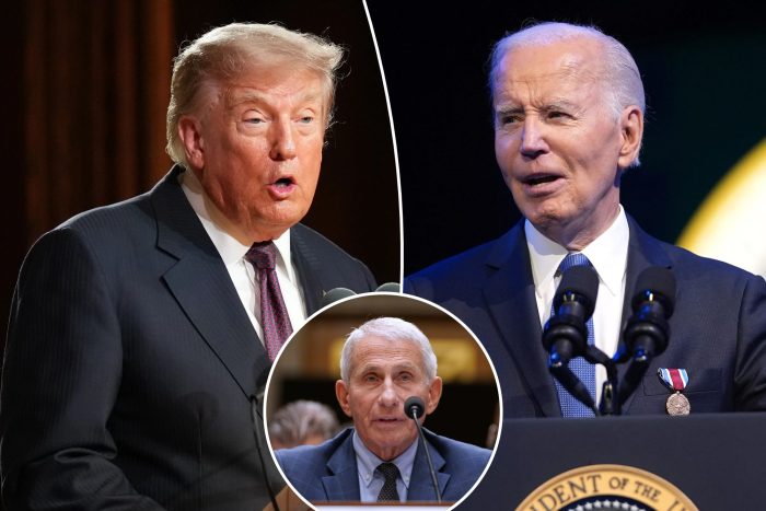 Trump says he warned Biden that Fauci ‘was no good,’ but he didn’t listen