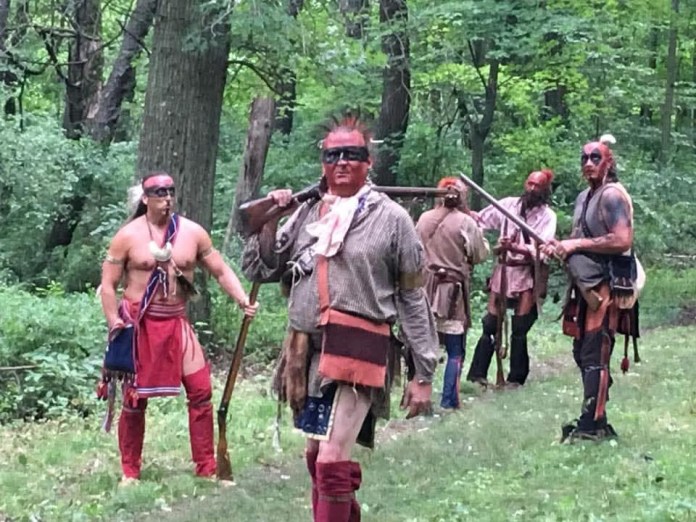 Ohio Valley Confederacy warrior reenactors.