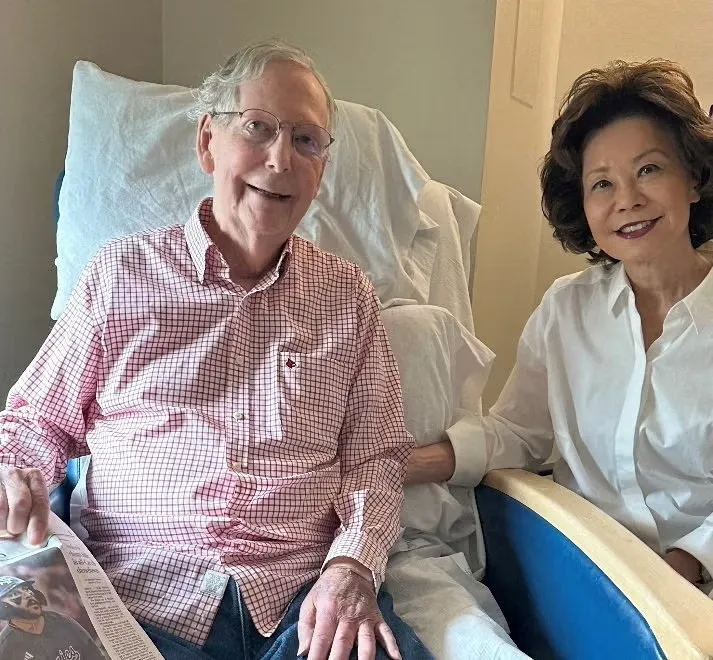 What legislation has Mitch McConnell’s absence stalled in the Senate?