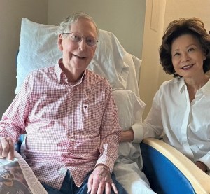 What legislation has Mitch McConnell’s absence stalled in the Senate?