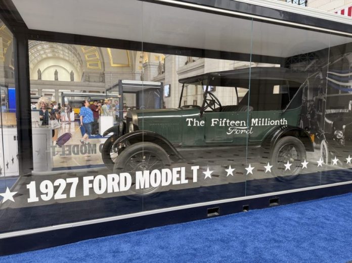 Road to America 250 starts with Ford: Exhibit at Union Station shows off iconic vehicles