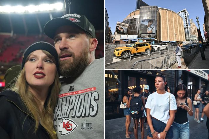 Taylor Swift and Travis Kelce take over Madison Square Garden, shut down Midtown Manhattan