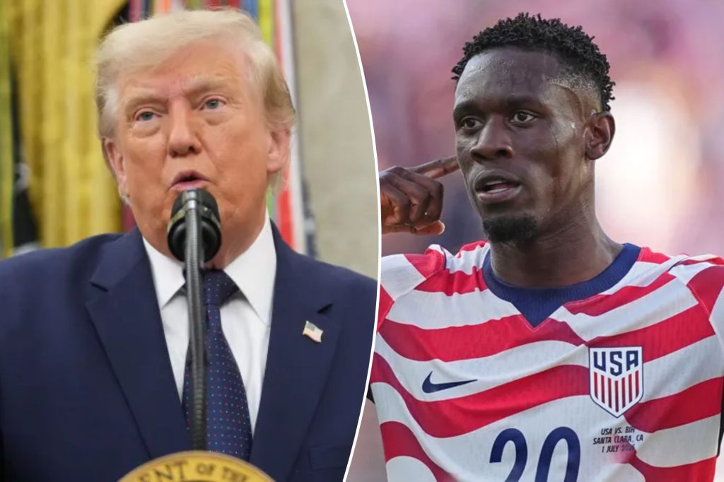 Trump admits to asking FIFA president for review of controversial red card against Balogun