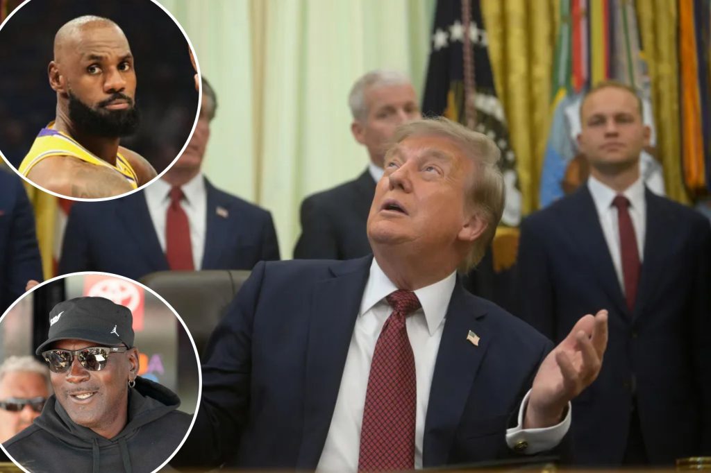 Trump says he thinks LeBron James is ‘racist’ when asked if he or Michael Jordan is the GOAT