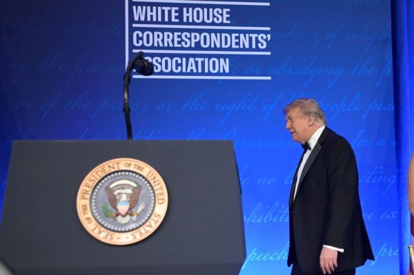 WATCH LIVE: Trump delivers remarks at White House Correspondents’ Association dinner redo