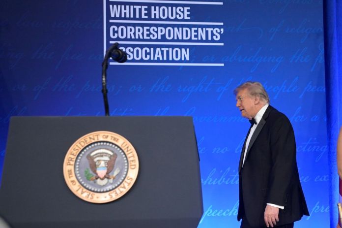 WATCH LIVE: Trump delivers remarks at White House Correspondents’ Association dinner redo