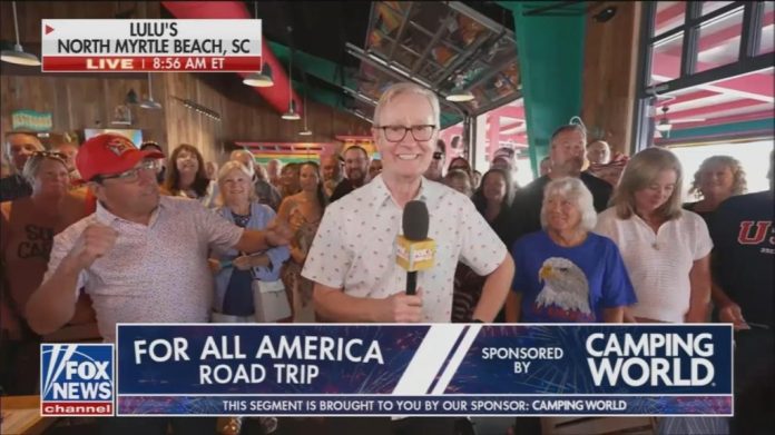 Fox News’s Steve Doocy says America looks different through a ‘windshield’ than it does a ‘headline’